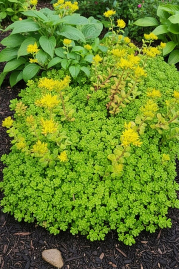 Fetthenne Sedum oreganum 5-10 Topf 9x9 cm (P9) Sedum oreganum