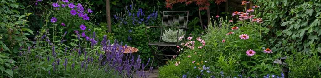 Inspiration: Gestalten Sie einen stimmungsvollen kleinen Garten image
