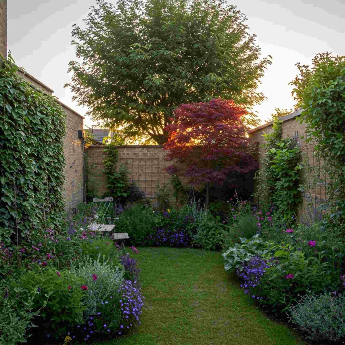 Inspiration: Gestalten Sie einen stimmungsvollen kleinen Garten image